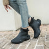 Unisex Winter Warm Fleece-Lined Rain Boots - Slip-Resistant High Quality PVC with Adjustable Straps & Cushioned Sole