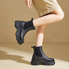 Women's High Quality PVC Rain Boots with Cushioned Sole - Slip-Resistant Lightweight Ankle Boots for Outdoor, Casual & Formal Use, Round Toe