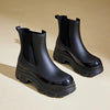 Women's High Quality PVC Rain Boots with Cushioned Sole - Slip-Resistant Lightweight Ankle Boots for Outdoor, Casual & Formal Use, Round Toe