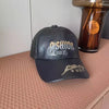 Genuine Leather Baseball Cap - Breathable, Embroidered Design