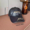 Genuine Leather Baseball Cap - Breathable, Embroidered Design