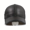 Lightweight Sheep Leather Baseball Cap - Fashionable Slim Fit, Breathable Unisex Design