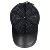Lightweight Sheep Leather Baseball Cap - Fashionable Slim Fit, Breathable Unisex Design