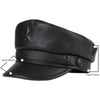 Genuine Leather British Sailor Captain Hat with Star Emblem