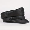 Genuine Leather British Sailor Captain Hat with Star Emblem