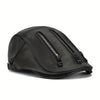 Genuine Leather Cap Made of Top Layer Cowhide