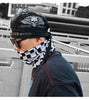 MJMOTO M13 Pirate Skull Motorcycle Cap - Black Polyester, Breathable, Vintage Design with Eagle & Skull Embroidery, "Ride Fast Live Hard" Print