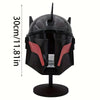 Premium Resin Black Spike Mask with Red Accents - Perfect for Halloween, Easter, and Hanukkah