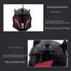 Premium Resin Black Spike Mask with Red Accents - Perfect for Halloween, Easter, and Hanukkah