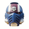 Resin 1:1 Scale Wearable Skull Design Helmet with American Flag Motif - Funky Style Costume Accessory