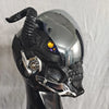Punk Skeleton Sheep Mask - Cyberpunk Mechanical Skull Design, Adjustable Strap, Breathable Protective Foam Lining