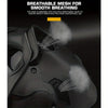 Futuristic Black Hooded Mask with Goggles - Durable Nylon
