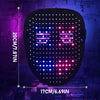 LED Glow Mask with Gesture-Activated Images