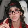 New Retro-Style European And American Women'S Eyeglasses with Square Thick Frames