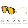 Oversized Round Glasses - Heavyweight Black Frame