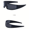Women's Dual-Use Hair Tie & Fashion Glasses Glasses - Stylish Rectangular Fashion Eyewear with Decorative Lens, Versatile Hair Accessory