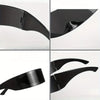 Decorative Glasses with a Cyberpunk Futuristic Tech Feel, Integrated Eyewear for Disco and Bar Parties