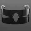 Men'S Reflective Plastic Frameless Wrap-Around Wide-Leg Stylish
