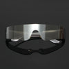 Men'S Reflective Plastic Frameless Wrap-Around Wide-Leg Stylish