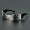 Punk Style Y2K Fashion Glasses with Mesh Design, Trendy Full-Rim Frame & Black Tinted Lenses