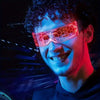 Cyberpunk Neon Glasses - 7-Color LED Light-Up
