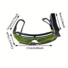 Futuristic LED Light-Up Glasses with Adjustable Nose Bridge & Glowing Red Lenses