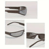 Retro Glasses for Him - Narrow Frame, Metal Hinges, Polycarbonate Lenses