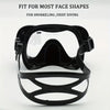 Professional snorkeling masks, adult small face snorkeling anti fog tempered glass lenses