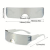 Stylish Rimless Rectangle Fashion Glasses