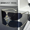Minimalist Trendy Half-Frame Glasses