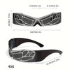 Punk Rocker Glasses - Futuristic Rimless Design