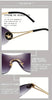 Semi-Frame Star-Shaped Fashion Glasses - Lightweight Trendy Design