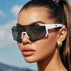 Trendy Sand White/Grey Frame Glasses