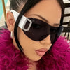 Oversized, Frameless Y2K Glasses