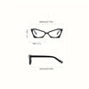 Cat Eye Irregular Frame Clear Lens Glasses Computer Glasses
