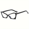 Cat Eye Irregular Frame Clear Lens Glasses Computer Glasses