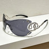 Inspired Snake Print Frameless Glasses: Zinc Alloy, PC Lenses, Metal Hinges