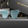 Bandimu Retro Style Fashion Glasses for Men & Women - Copper Alloy Frame, PC Lenses, Vintage Design