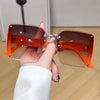 Inspired Square Frameless Fashion Glasses