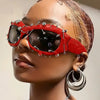 Inspired Handcrafted Oval Women'S Fashion Glasses with Intricate Metallic Accents